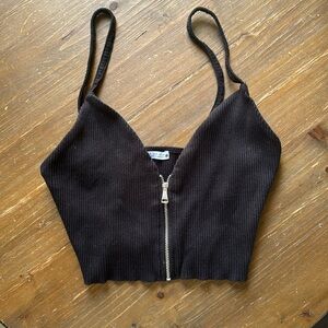 NWOT Zara Crop Top